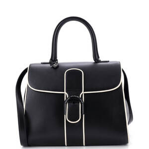 Delvaux MM Brillant Top Handle Bag Leather